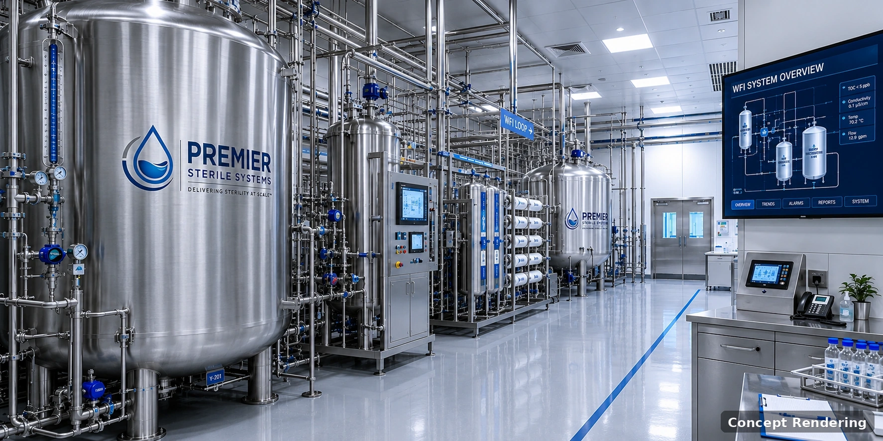 Concept rendering of the proposed PREMIER Sterile Systems facility