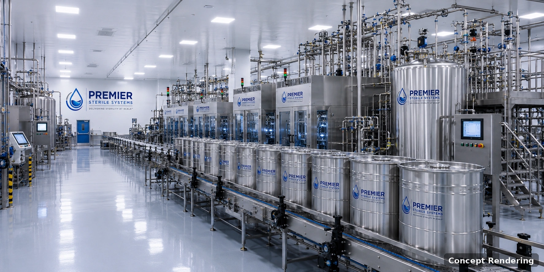 Concept rendering of the proposed PREMIER Sterile Systems facility